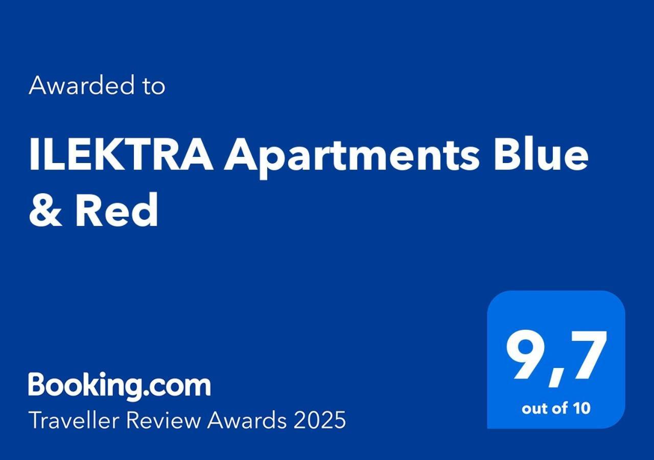 Ilektra Apartments Blue & Red 플라타리아 외부 사진